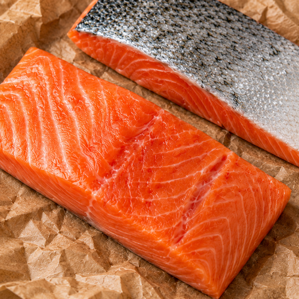 Zalmfilet met vel