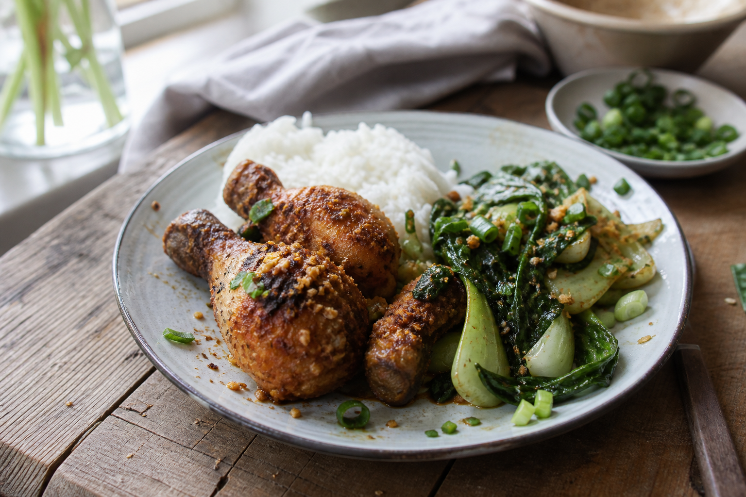 Krokante drumsticks uit de oven