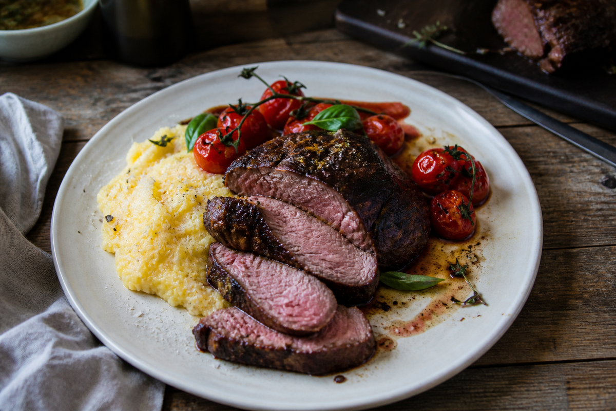 Chateaubriand reverse sear van de BBQ