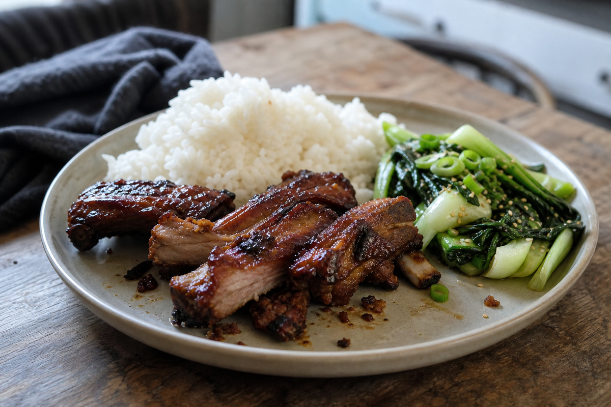 Sticky Iberico spareribs uit de oven