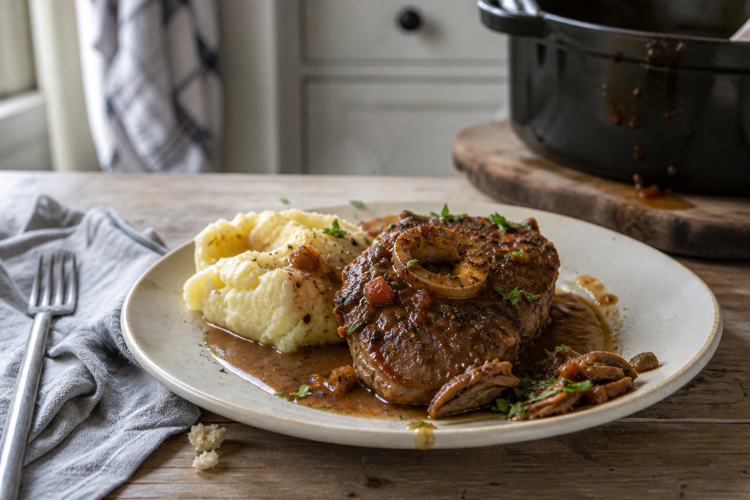 Klassieke ossobuco uit de braadpan