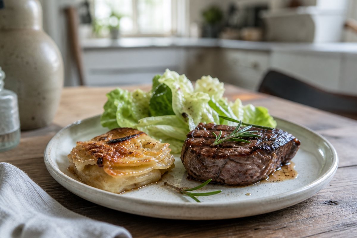Gegrilde kalfs tournedos met rozemarijn en citroen