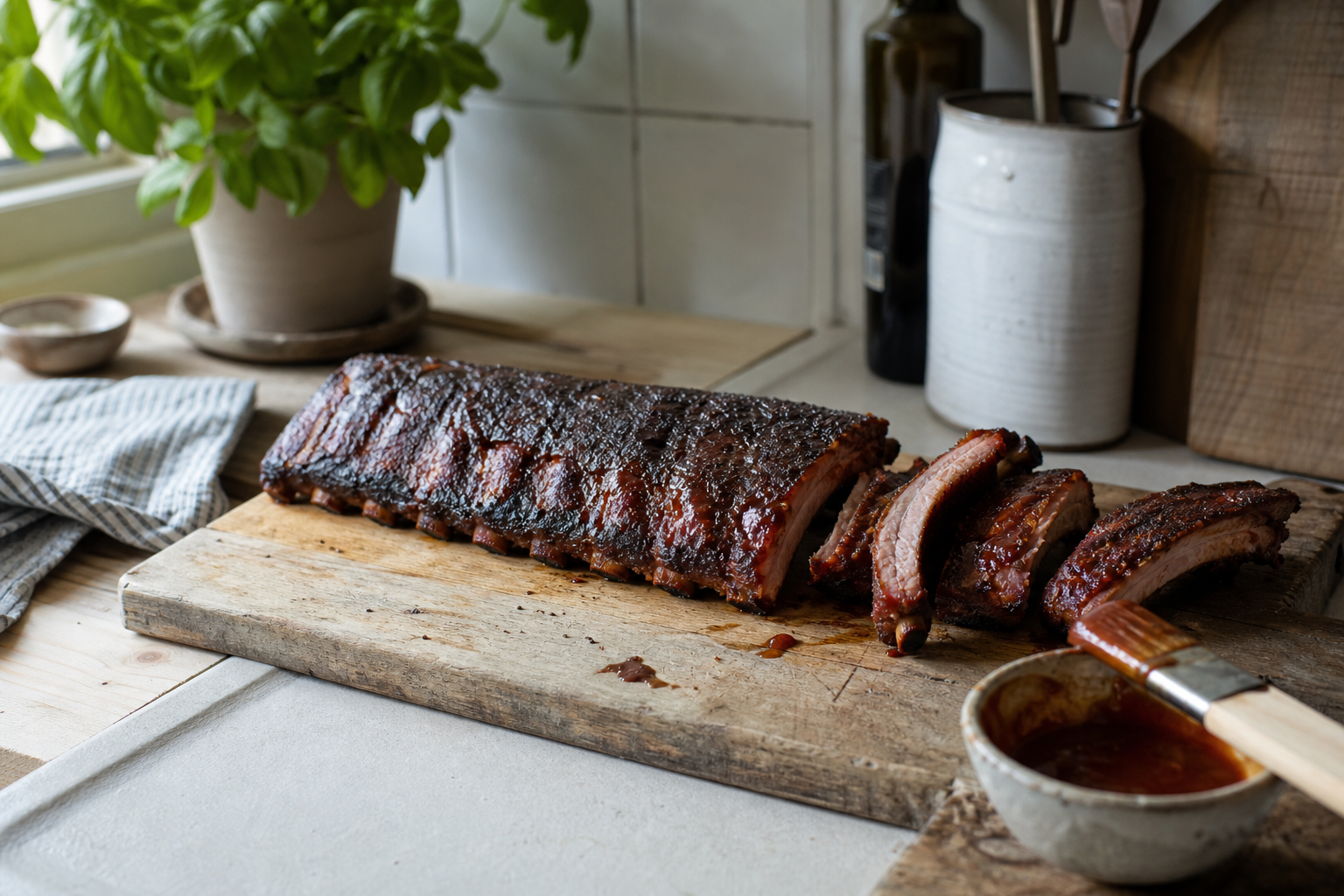 Spareribs volgens de 3-2-1 methode