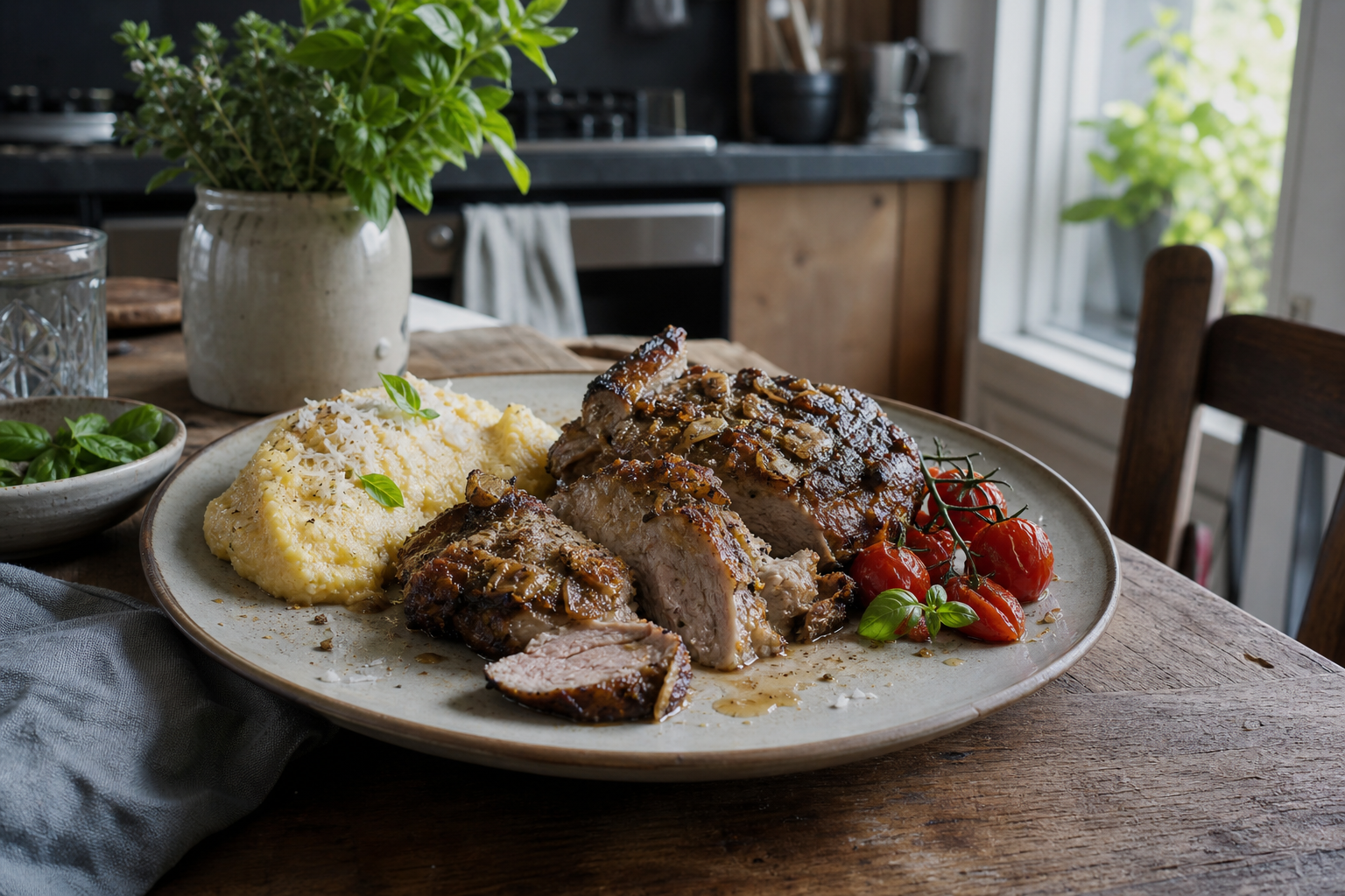 Procureur uit de oven met ui en tijm