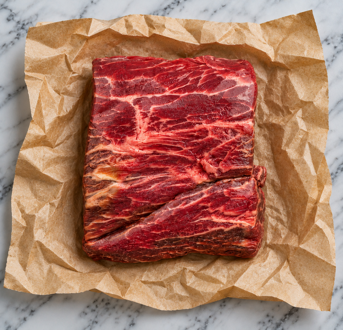 Fat Anugs flat iron steak