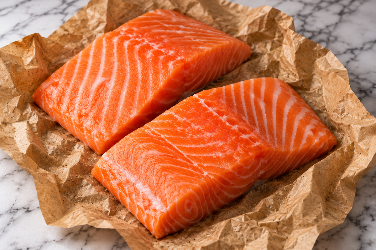 Zalmfilet zonder vel